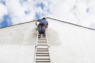 Peinture extérieure à Rœulx — façades et ravalement